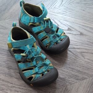 Keen Kids Sandals - Teal and Olive